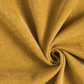 Bekledingsstof Chenille-stof – mosterd, 