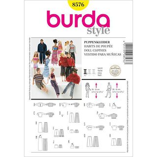Poppenjurkjes, Burda 8576, 