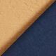 Vaste stof met denim-look en fleece aan de achterkant – marineblauw/beige,  thumbnail number 1