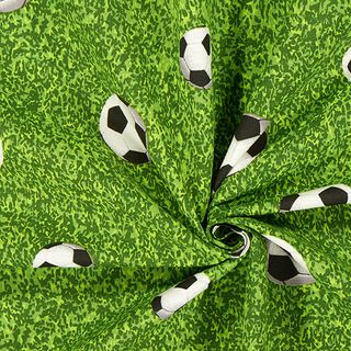 Decostof Canvas Voetbalveld – groen, 