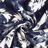 Viscosestof aquarel wilde rozen – marineblauw/ecru,  thumbnail number 3