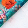 Tassen Panel Canvas kleurrijke klaprozen – zwart blauw/vuurrood,  thumbnail number 6