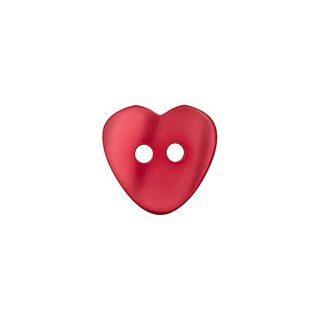 Polyesterknoop tweegatsknoop hart [ 12 mm ] – signaalrood, 
