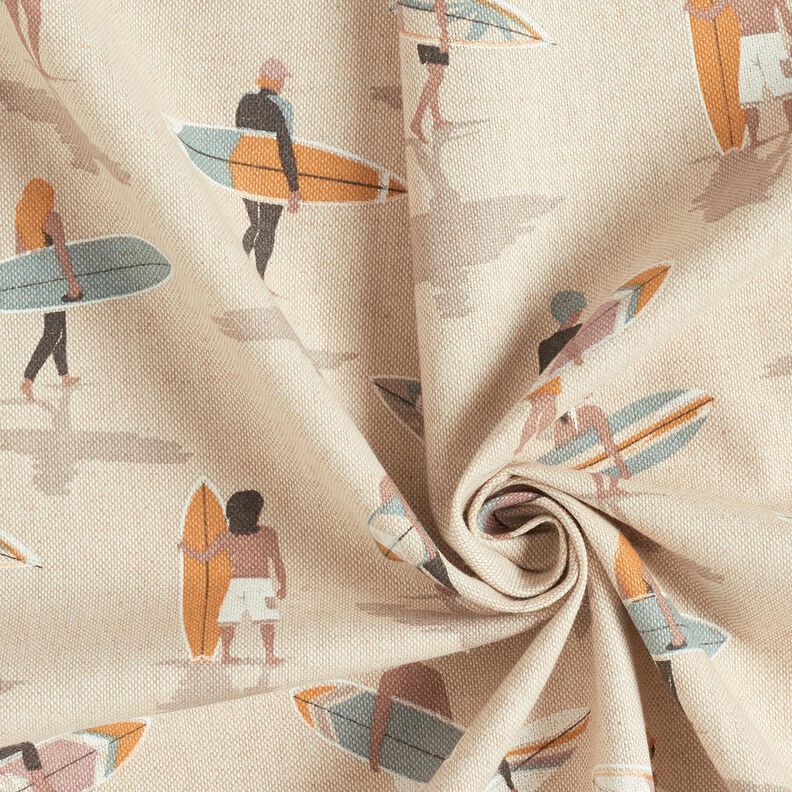 Decostof Half panama surfer – eucalyptus/natuur, image number 3
