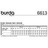 Broek, Burda 6613,  thumbnail number 8