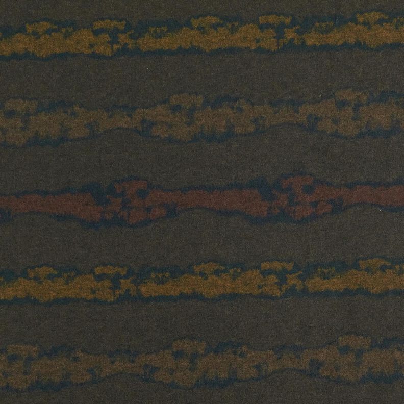 Romaniet jersey ruwe waterlijnen – donkerbruin/zwart, image number 1