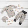 Katoenjersey Neonharten | by Poppy – natuur/neon oranje,  thumbnail number 6