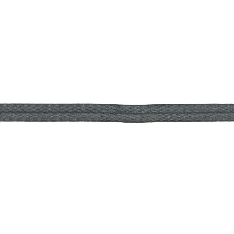 Elastische boordstrook  glanzend [15 mm] – donkergrijs,  image number 1