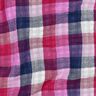Mousseline/dubbel gehaakte stoffen Ruit Doubleface | Poppy Fabrics – lila/marineblauw,  thumbnail number 2