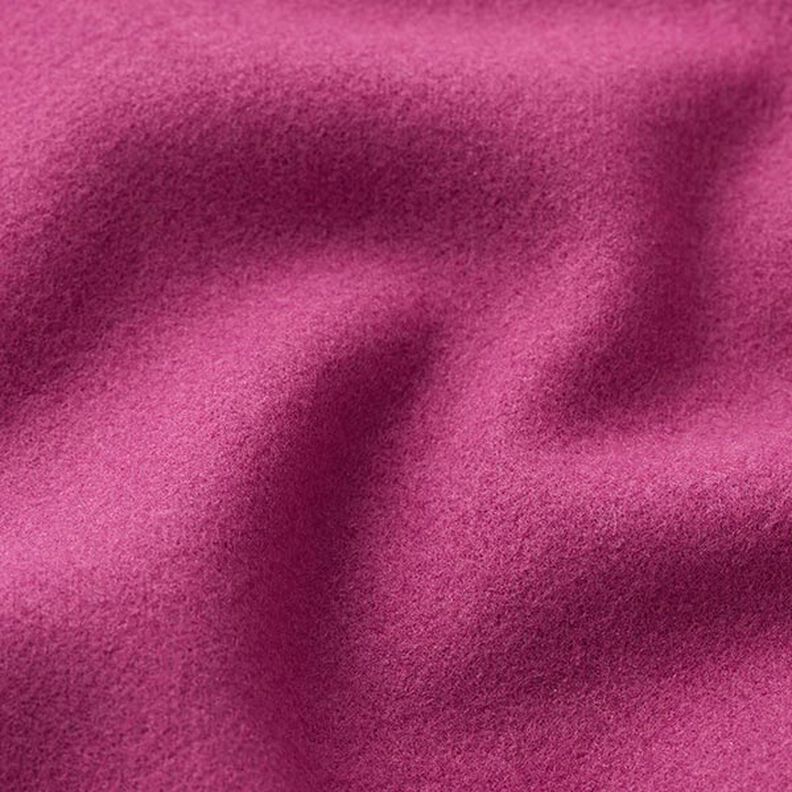 Mantelstof gerecycled polyester – purper,  image number 2