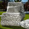 Outdoorstof Canvas grote stippen – ivoor/grijs,  thumbnail number 8