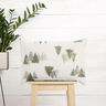 Decostof Half panama elegante dennenbomen – natuur/pijn,  thumbnail number 7