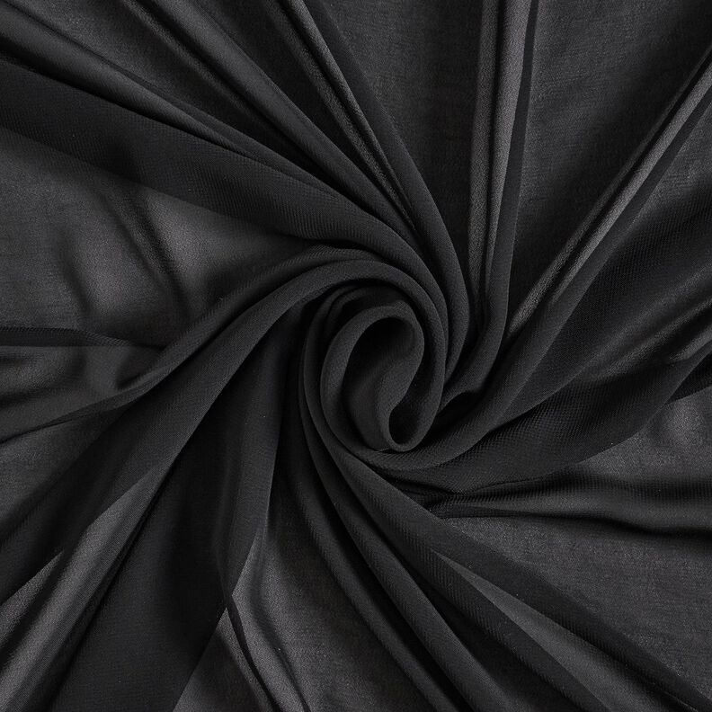 Chiffon – zwart,  image number 1