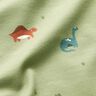 Katoenjersey vrolijke dinosaurussen – greige,  thumbnail number 2