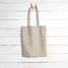 Gecoate katoen abstracte minibladeren – beige/wit,  thumbnail number 8