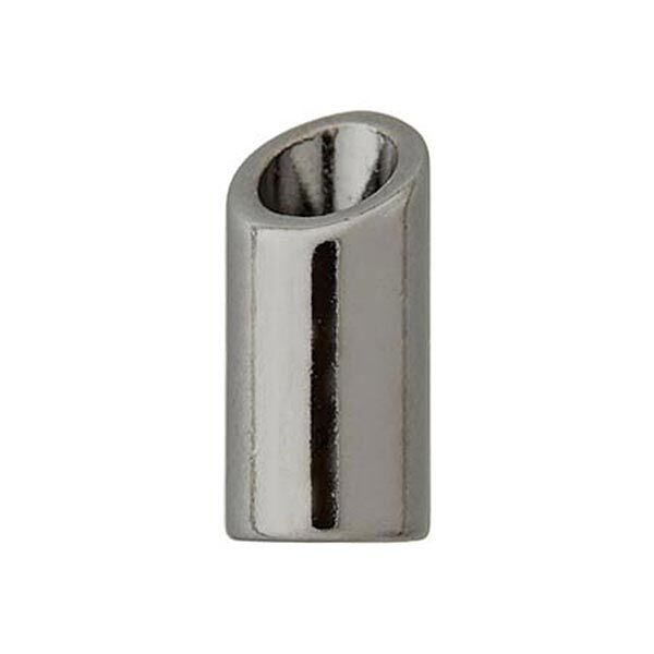 Koordeinde [ Ø 5 mm ] – oudoudzilver metalen metalen,  image number 2