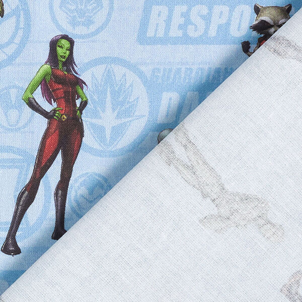 Cretonne Licentiestof “Guardians of the Galaxy” | Marvel – lichtblauw, image number 4