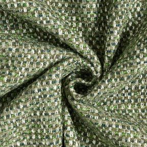 Bekledingsstof kleurrijke bouclé-look – donkergrenen/creme, 