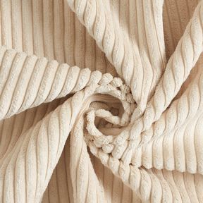 Bekledingsstof zacht corduroy – lichtbeige, 