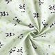 Katoenen stof Cretonne knuffelige panda – groen,  thumbnail number 3