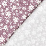 Katoenjersey Bloemen tweekleurig – donker oudroze,  thumbnail number 4