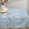 Decostof Half panama Bladmotief – blauw,  thumbnail number 9