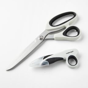 Set kleermakersscharen + draadknipper Titanium – grijs, 