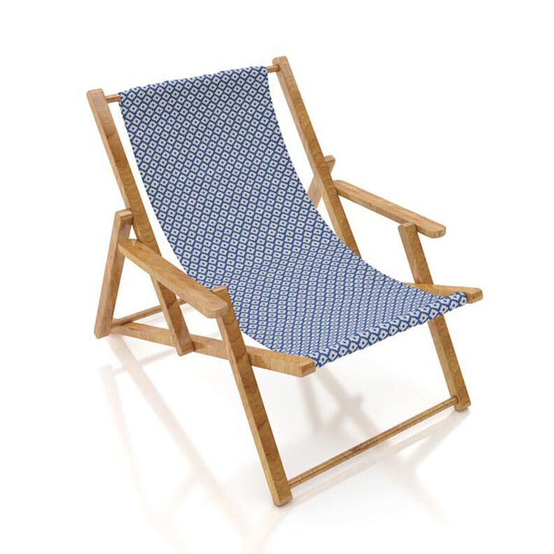 Outdoorstof jacquard Ruiten – blauw,  image number 9
