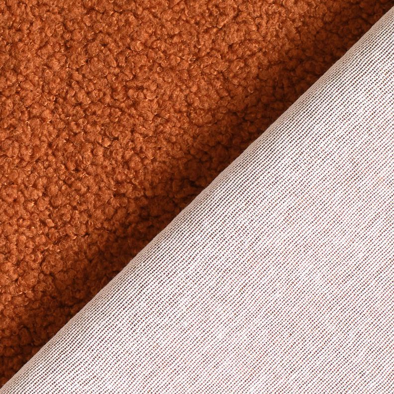 Bekledingsstof Schapenvacht look – terracotta,  image number 3