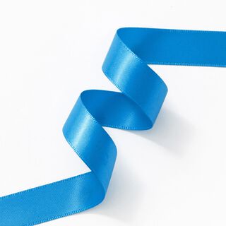 Satijnband [15 mm] – blauw, 