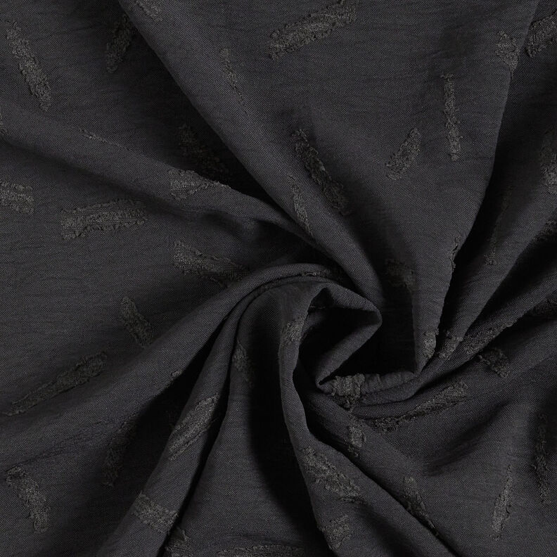 Jacquard Dobby strepen – zwart,  image number 4