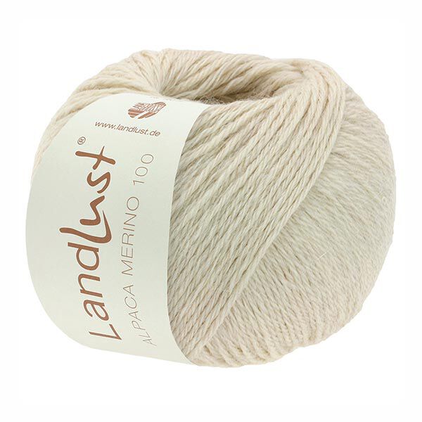 LANDLUST Alpaca Merino 100, 50g | Lana Grossa – lichtbeige, image number 1