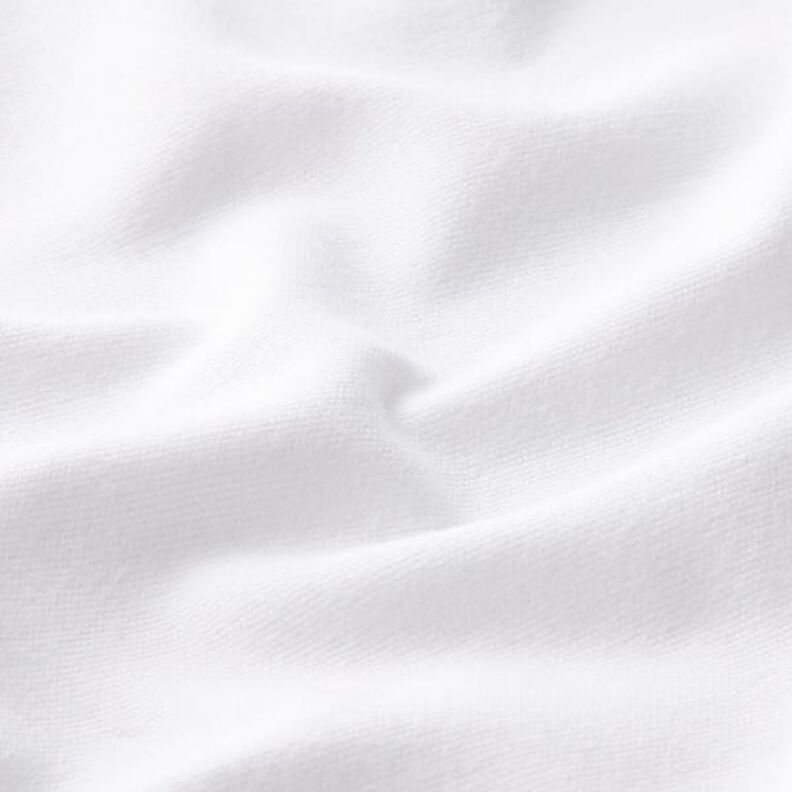 Katoenflanel Effen – wit,  image number 3