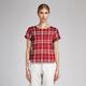 Overhemdenstof Viscose Glencheck – karmijnrood/wit,  thumbnail number 6