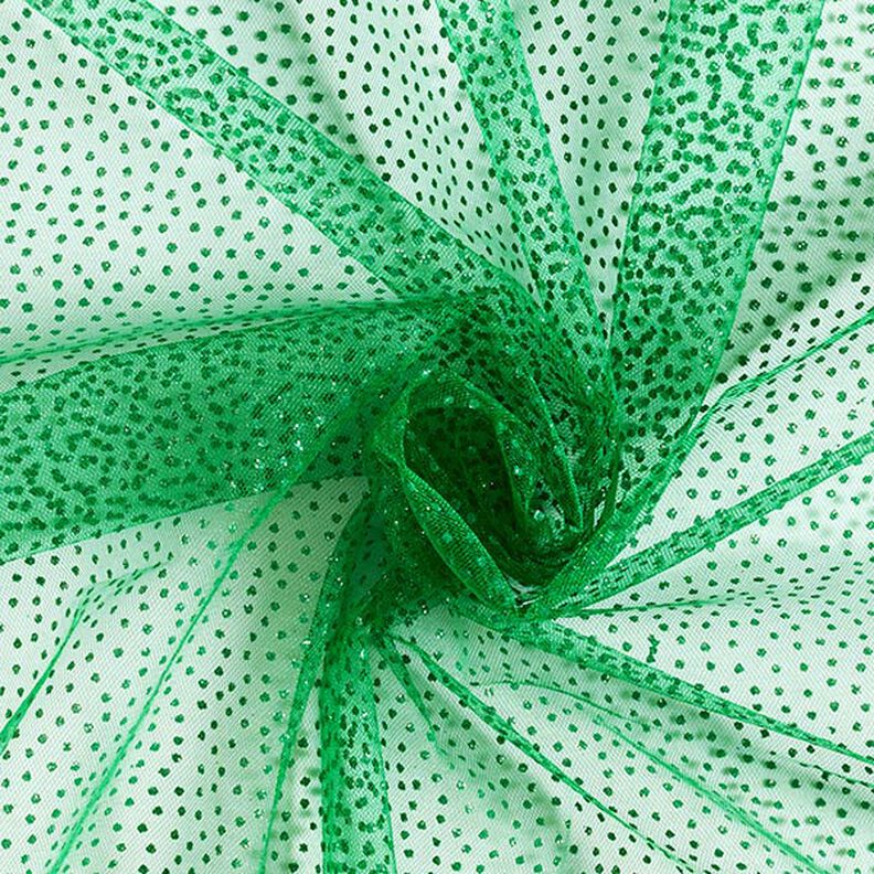 Glitzertüll Minipunkte – groen,  image number 1