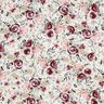 Mousseline/dubbel gehaakte stoffen Aquarel rozen Digitaal printen – wit,  thumbnail number 1