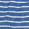Badstof jersey Strepen – stralend blauw/ivoor,  thumbnail number 3