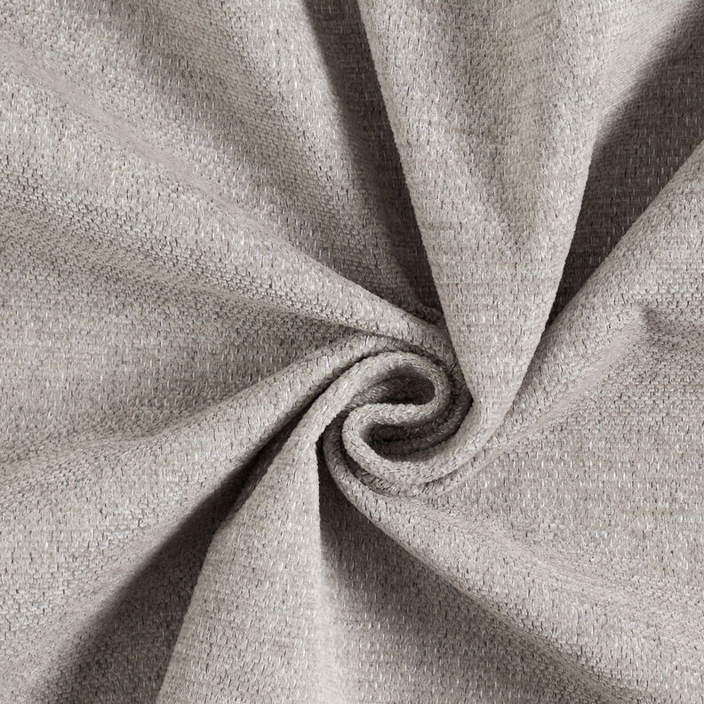 Bekledingsstof Chenille Mix – lichtgrijs/zilvergrijs, image number 1