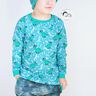 Katoenjersey Dinosaurussen en fossielen | Glitzerpüppi – lichtblauw/pepermunt,  thumbnail number 5