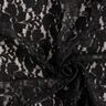 Kant pailletten bloemen – zwart,  thumbnail number 3