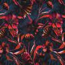 Katoenjersey expressieve bloemen Digitaal printen – nachtblauw/druif,  thumbnail number 1