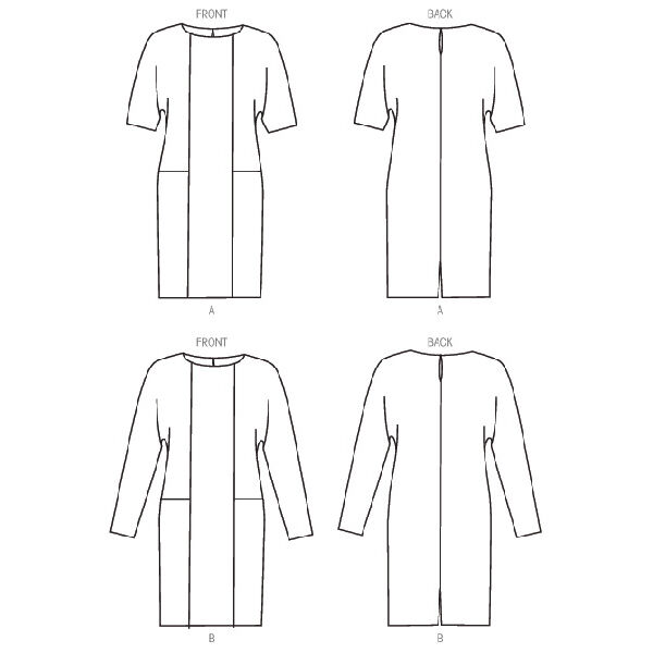 Jurk, Vogue 9022 | 32 - 50, image number 4