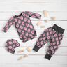 Katoenjersey Pavo | Stoff&Liebe – leigrijs/intens roze,  thumbnail number 6