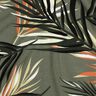 Viscosestof Stretch palmbladeren – licht kaki/terracotta,  thumbnail number 2