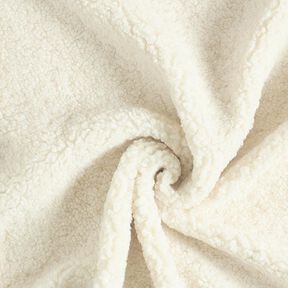 Bekledingsstof teddybont – ecru, 