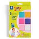 FIMO® Kids Modelleerklei [6x42 g], Glitter&Pastelverven,  thumbnail number 1