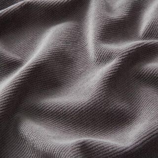 Jersey ribfluweel dwarsrip – grijs, 