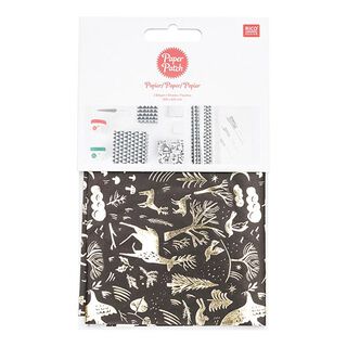 Paper Patch Set Nostalgic Christmas | Rico Design – zwart, 