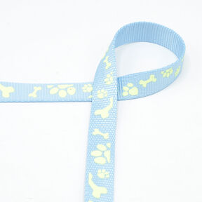 Reflecterende geweven tape Hondenriem [20 mm] – lichtblauw, 