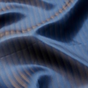 Satijnen voering schaduwstrepen – marineblauw, 